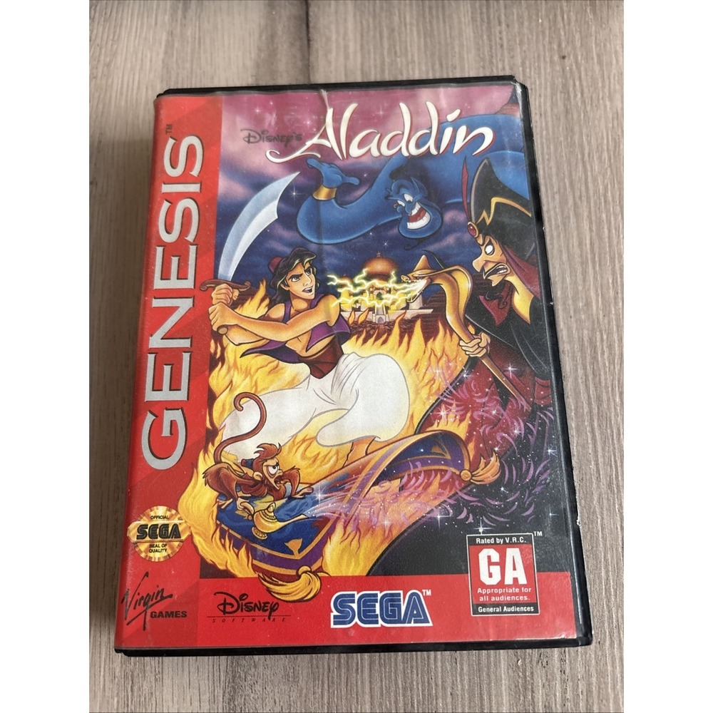 Disney's Aladdin (Sega Genesis, 1993) No Manual Tested